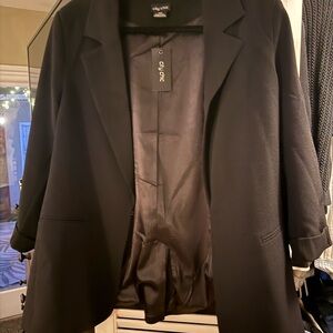 NWT Chic Black Blazer by CITY Chic